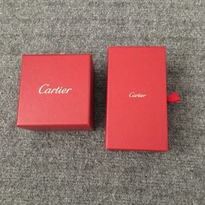 Authentic Cartier Boxes.